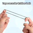 thumbnail image 4 of Cinturones de goma para grabadora de 1 mm de grosor para DVD, CD, LD, VCR, x100, 4 of 7