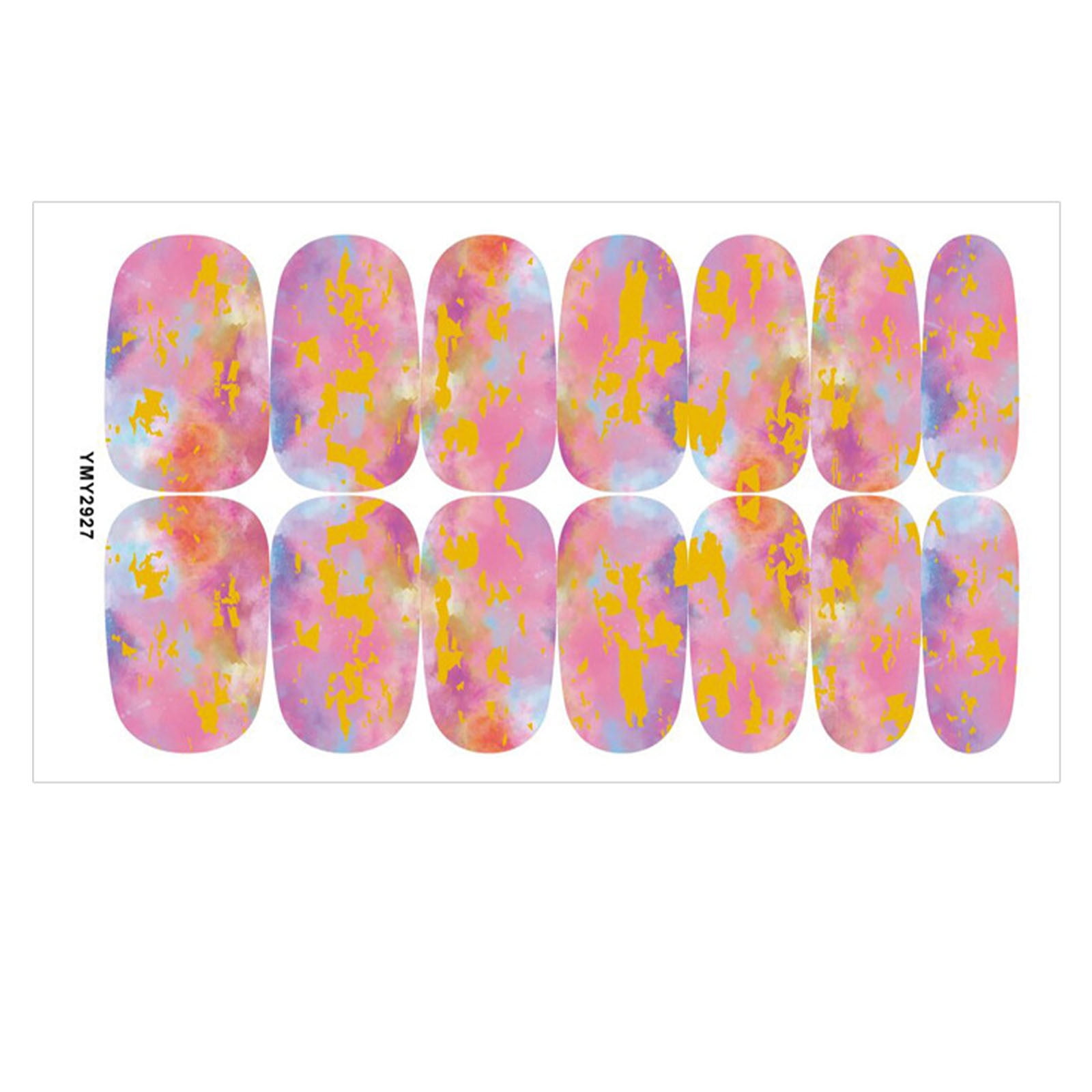 Texture Nail Stickers Bronzing Nail Stickers Full Nail Stickers