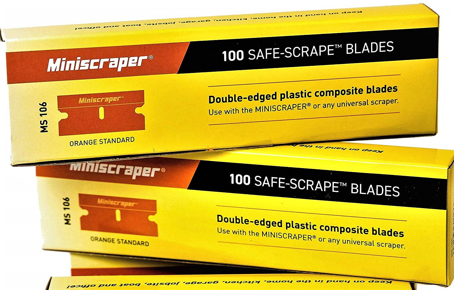 Double Edge Razor Scraper Blade Plastic Metal for Window Paint Glass Removal UK 