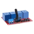 thumbnail image 2 of WALFRONT 433MHz 12V 4CH Wireless Remote Control Switch Relay Receiver Module + 4-Key RF Transmitter Kit,Wireless Switch Module, RF Receiver Module, 2 of 8