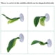 thumbnail image 3 of Hamaca de hoja flotante, cama Betta, forma de hoja para acuario, verde, 4 unidades (paquete de 1), 3 of 3