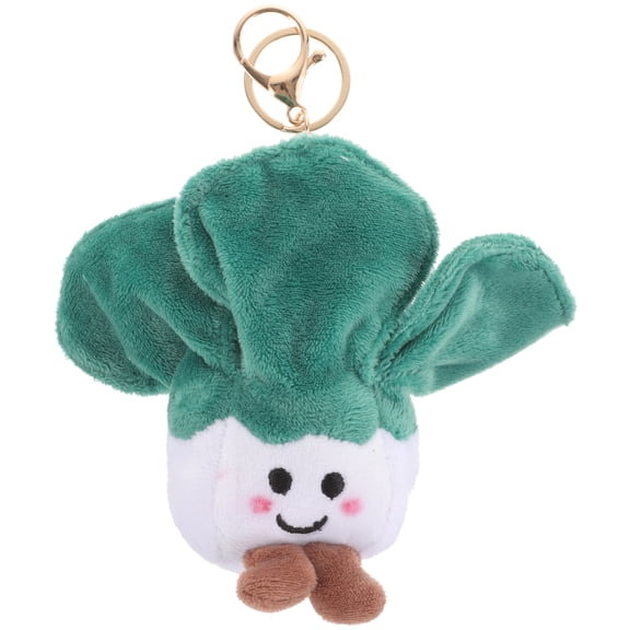 WRISTBIQUE Vegetable Keychains Plush Golden Clasp 1Pcs