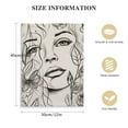 thumbnail image 2 of Nawypu Modern Abstract Women Faces Canvas Wall Art Minimalist Line Boho Botanical Flower Aesthetic Posters Contemporary Black Female Floral Drawing Prints Paintings Decor for Girls Bedroom, 2 of 5