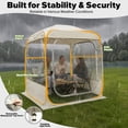 thumbnail image 5 of REDCAMP Sports Tent Pop Up Shelter, All Weather Tents for Outside Sports, Waterproof Windproof Rain Pod, Instant Setup Clear Pop Up Shelter, 5 of 7