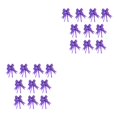 thumbnail image 2 of Guardoinrt 10 Pack Bow Pull Decor Multi-colors Festive Packing Hand-Pulled Flower Rose/Purple 2Set, 2 of 6
