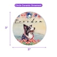 thumbnail image 5 of Freedom Border Collie on Independence Day 4th of July Ceramic Round Ornament Borders Dog Lovers Gifts Idea Home Tree Decor - 01005, 5 of 5