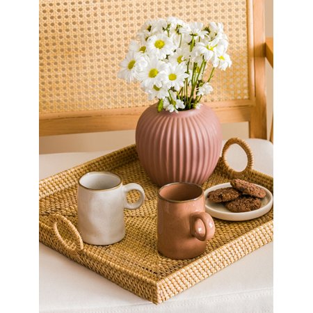 

LCW Home Handmade Ceramic 2 Piece Cup 355 ml