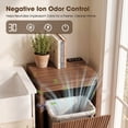 thumbnail image 3 of Poshby 20''W Tilt Out Trash Can Cabinet with Odor Control, Soft-Close Door for Kitchen Bathroom, Walnut, 3 of 9