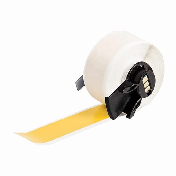 Brady Continuous Label Stock, Yellow, Gloss M6C-1900-439-YL