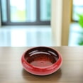 thumbnail image 3 of Worgeous Self Watering Plant Pot Hydroponic Ceramic Flower Pot Red 1Pc 7.3*7.3*2.3in, 3 of 8