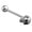 Black, variant on 14G Stainless Steel CZ Gem Skull Silvery Tongue Barbell Ring Bar Body Pierci-Red