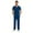 海蓝色, variant on Wholesale Fashion Scrub Suits Hospital Uniform Set Solid Color Gown Pocket Scrubs Sets for Women Mans Joggers Pants Suit