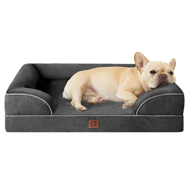 Cama ortopédica para perros EHEYCIGA, espuma viscoelástica, impermeable, para niños pequeños
