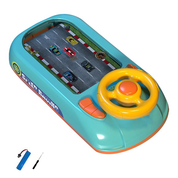 Musical Steering Wheel Toys For Boys 4 6 Toddler Driving Racing Car Game With Sound Age 3+ Year Old Interactive Educational Learning Race Car Toy For Boys And Girls Bir