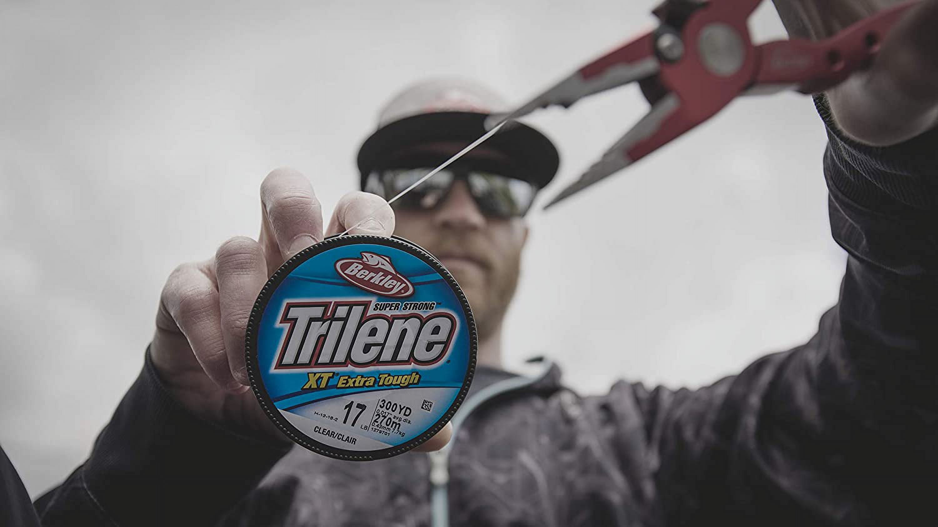 Berkley Trilene® XT® Monofilament Fishing Line, Low-Vis Green, 12 lb Test Strength, 3000 yd