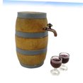 thumbnail image 3 of MERRYHAPY Mini Articles pour Pub Ensemble de Tonneau à Vin Miniature au Design Réaliste avec Forme de Robinet pour Bar Pub 1 Ensemble, 3 of 8