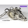 thumbnail image 4 of Capricorn Necklace - Goat Necklace of a Zodiac Sign Necklaces for Men and Women or a Great Baphomet Necklace and Gothic Necklace or Goth Pendant for Men and Women of a Goat Head Sheep Jewelry, 4 of 10