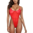 thumbnail image 1 of Gibobby Conjunto de lencería de encaje Nueva lencería sexy de encaje de Red de Conjunto de lencería sexy Ropa interior Ropa de dormir Pijama de anillo de Liga(Rojo, XL), 1 of 4