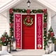 thumbnail image 1 of Adornos navideños, adornos navideños, regalos navideños, cortina de puerta con pareado navideño, decoración de fiesta personalizada, cubierta de puerta, fondo de bandera navideña, tela de fibra de pol, 1 of 6