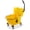 Yellow, variant on Commercial Mop Bucket with Side Press Wringer, 26 Quart, Black