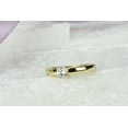 thumbnail image 5 of Hitanshu Jewels Wedding Band Women Ring 14K Yellow Gold Finish Round Cut Cubic Zirconia, 5 of 6