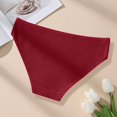 thumbnail image 6 of Lunuaoe Women's Ribbed Cotton Briefs, Mid-Low Waist Threaded Panties, Soft Breathable Everyday Underwear, 6 of 8
