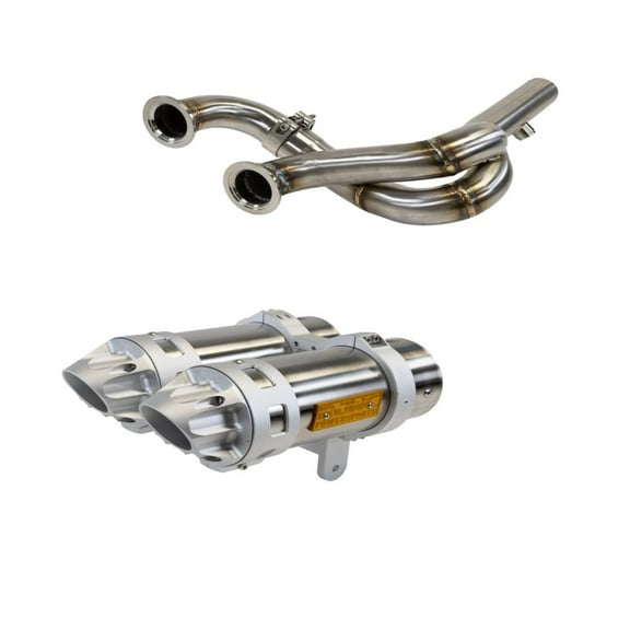 RJWC Mud Edition Split Dual Slip On Exhaust 1199 For Can Am Renegade