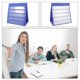 thumbnail image 2 of 30.5x33cm Desktop Pocket Chart Self-Standing Tabletop Desktop Cards Sentence Strips File Holder with 20Pcs White Cards Size Small(White), 2 of 4