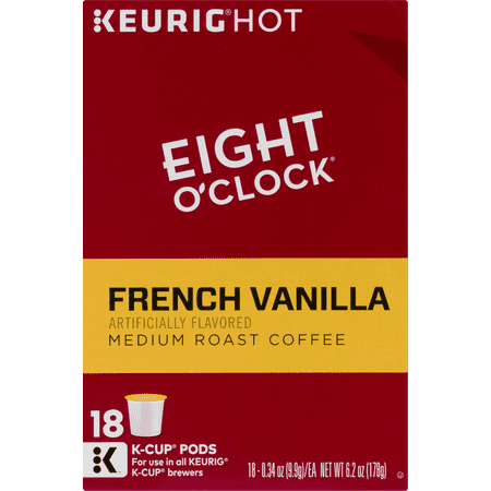 Keurig Eight O Clock Keurig Hot Coffee, 18 ea