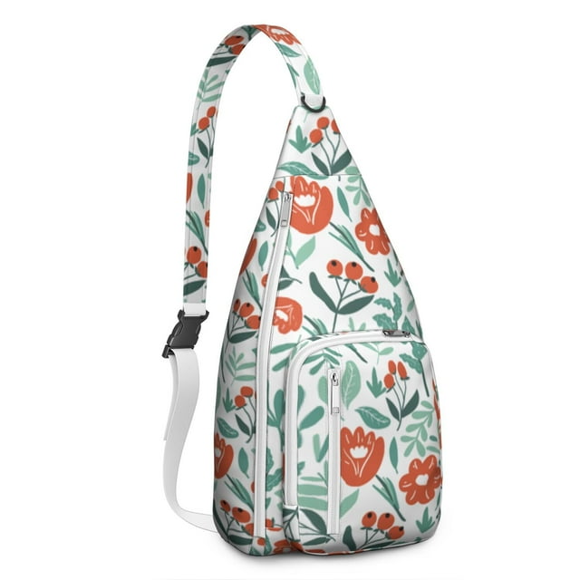 Sac à Dos Vintage à Fleurs Sauvages - Imprimé de Roses Romantiques et Pivoines, Sac Bandoulière Multifonctionnel à la Mode