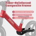 thumbnail image 2 of Ridego Bicicleta de Equilibrio de 14 Pulgadas para Niños de 3 a 6 Años, Bicicleta Infantil Ligera con Neumáticos de Goma Inflables, Asiento Ajustable, Regalo Duradero para Niños y Niñas, 2 of 7