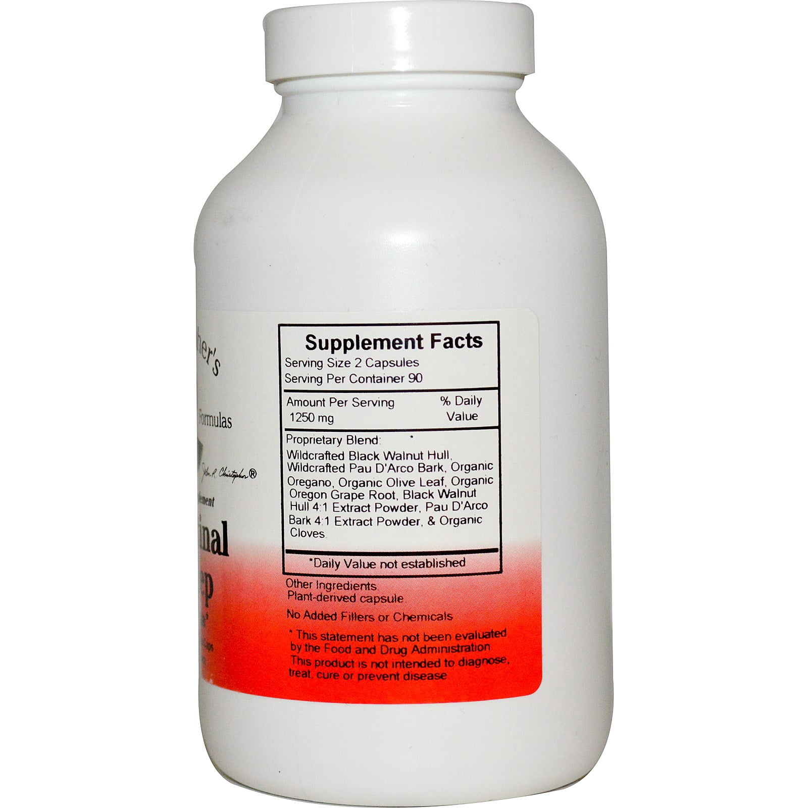 Christopher's Original Formulas Intestinal Sweep, 180 Ct