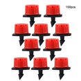 thumbnail image 1 of 100PCS Adjustable Irrigation Drippers Sprinklers Nozzle 8 Anti-clogging Holes, 1 of 9