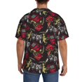 thumbnail image 3 of Kdxio Men'S Hawaiian Shirt For Men Short Sleeve Shirt Vintage Gaming Summer Casual Holiday Beach Button Down T-Shirts, 3 of 5