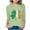 Mint Green, variant on Lovzfmll Boys & Girls St. Patrick's Day Print Top, Casual Three-Quarter Sleeve Tee, Shamrock Graphic Crew Neck Shirt for Toddler 3-4 Years