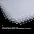 thumbnail image 4 of Uxcell 10pcs Clear Plastic Sheet Replacement Panel 5x7'' for Picture Frame, Crafts, 0.02'' Thick with Protective Film, 4 of 7
