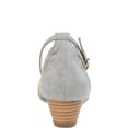 thumbnail image 4 of Brinley Co. Women's Pointed Toe Ankle Strap Sliver Wedge Shoe, 4 of 8