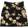 thumbnail image 2 of I.N.C Womens Floral Mini Skirt, Black, Large, 2 of 2