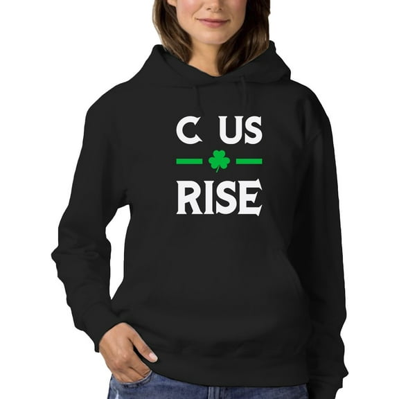 C Us Rise! Hoodie Women -GoatDeals Designs, Female Large