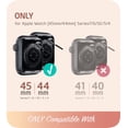 thumbnail image 2 of i-Blason Cosmo Luxe Series Case for Apple Watch Series 7/6/SE/5/4 [45/44mm], Stylish Protective Case with Adjustable Soft Strap Bands, 2 of 9