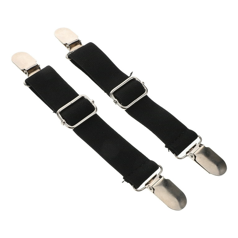 FRCOLOR Pair Pant Clips for Boots Adjustable Elastic Boot Straps