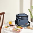 thumbnail image 4 of Rbaofujie Boîte à Lunch pour Femmes Sac à Lunch Isolé pour Femmes Hommes Boîte à Lunch Réutilisable pour Bureau Pique-Nique Randonnée Plage Sac Fourre-Tout Glacière Étanche Organisateur avec Bandoulière Ajustable Sac à Lunch pour Hommes, 4 of 5