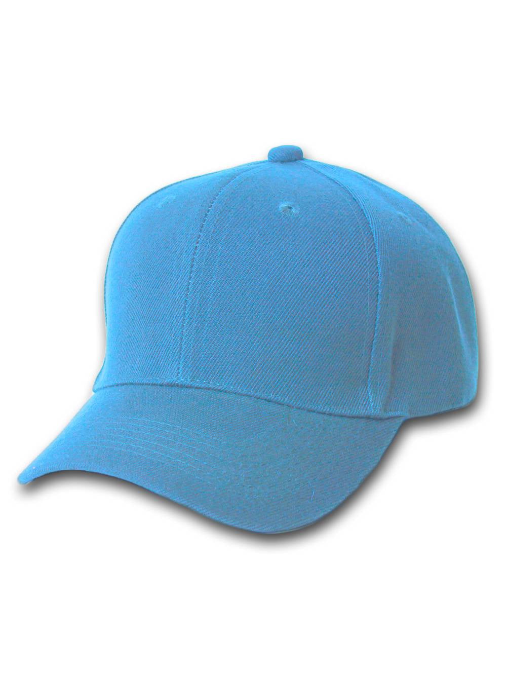 Blank / Plain Adjustable Baseball Cap / Hat - Sky / Baby Blue
