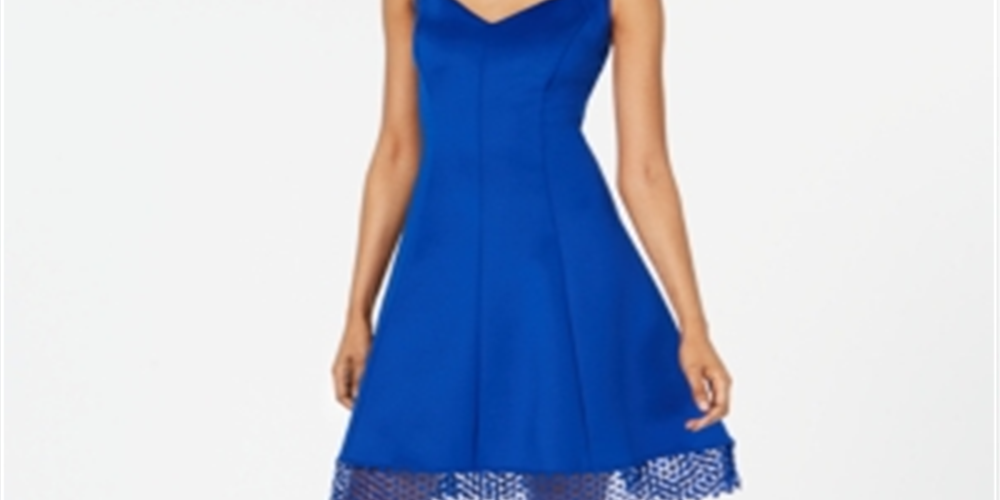 Donna Ricco Fit and Flare Dress