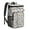 White Baseball Elements, variant on Travel Cooler Bag - White Orange Baseball Gear Pattern Camping Beer Cooler Backpack with Bottle Opener- Waterproof Insulated Picnic Backpacks - Cooler Bag for Beach