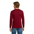 thumbnail image 3 of Gildan Men's Heavy Cotton Long Sleeve T-Shirt, 100% Cotton, Adult T-Shirt, Classic fit Tee, Garnet, L, 3 of 5