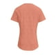 thumbnail image 5 of Top corto,Camisa informal de manga corta con botones para mujer, cuello en V, mezcla de poliéster y elastano suave, corte holgado para uso diario, sopatenor, 5 of 8