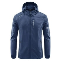 WXLWZYWL Fall Savings Day Clearance 2024 Men's Lightweight Waterproof Rain Jacket,Shell Hooded Outdoor Raincoat Hiking Windbreake jacket