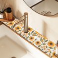 thumbnail image 2 of Yayeee Faucet Mat for Kitchen Sink 14.7" Diatomite Long Splash Guard Pad, Watercolor Sunflowers, 2 of 7