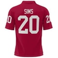 thumbnail image 3 of Youth Billy Sims Crimson Oklahoma Sooners Heisman Football Jersey, 3 of 4